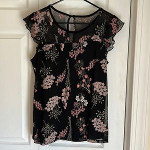 Like new, embroidered top.